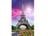 Купить Набор для творчества, Рыжий Кот, Алмазная мозаика Символ Парижа (блест) 30х40 см c подр., с полн. заполн. (33цв.) FS015 — Фото №1