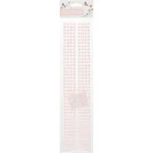 Купить Стразы-полоски Розовые нежные(6.5*33) — Фото №1