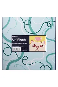 Купить UniPlush Ковровая вышивка "Котик с сердечком" (34х34) — Фото №1