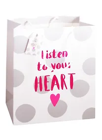 Купить Пакет А4 32*26*13 Love Patern жен., бум.мат.ламинат, ассорти — Фото №1