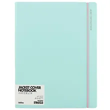 Купить Тетрадь-папка А5 24л кл. "Jacket cover" съемн.внутр.блок, пласт.обл., 4 папки-уголка, папка на молнии, резинка — Фото №1