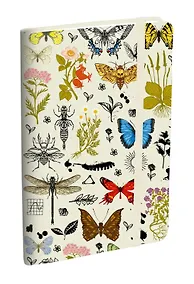 Купить Записная книжка А6 120л лин. "IN JOY. №5" 7Б, иск.кожа, скругл.углы, ляссе, резинка, петлля для ручки, карман на задн.форзаце, инд.уп. — Фото №1