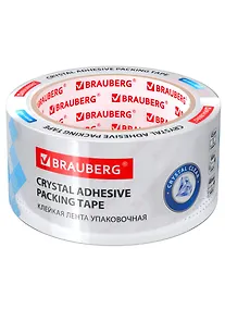 Купить Лента клейкая 48мм*66м упаковочная, кристальная, 45мкр — Фото №1