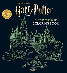 Купить Harry Potter Glow in the Dark Coloring Book Гарри Поттер Светящаяся раскраска — Фото №1