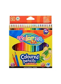 Купить Карандаши цветные Colorino, Kids, 24 цвета — Фото №1