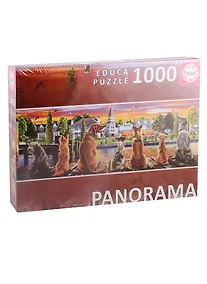 Купить Пазл Educa 1000 деталей Собаки на набережной панорама — Фото №1