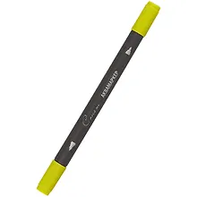 Купить Маркер акварельный "Сонет", двухсторон., кисть и тонкий наконечник, канареечный, сонет — Фото №1