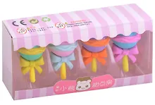 Купить Набор ластики пазлы (4шт) "Чупа-чупс", ассорти, ПВХ бокс — Фото №1