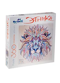 Купить Пазл Оригами 360 эл. 47,5*47,5см. Серия Арт-терапия Лев 02347 — Фото №1