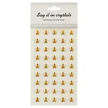 Купить Наклейки звезды золото, 45 шт — Фото №1