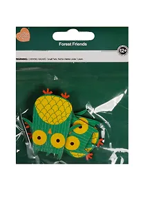 Купить Фигурки для скрапбукинга на подложке в пакете, 4 шт, сова (11-24942-J3) — Фото №1