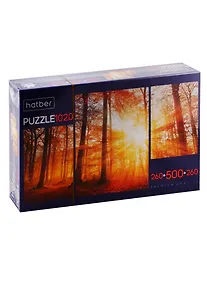 Купить Пазл HATBER Premium 260+500+260 элементов TRIPTYCH 3 картинки в 1 коробке -В тишине природы — Фото №1