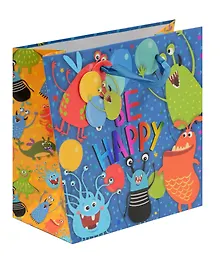 Купить Пакет А5 20*20*10 "Be happy" дет., бум.мат.ламинат — Фото №1