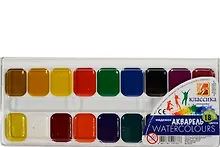 Купить Краски акварельные "Классика", 18  цветов, Луч — Фото №1