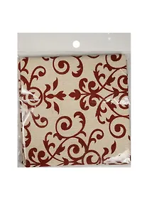 Купить Отрез льна (48*48см) (пакет) Красный орнамент (11-00399-L1) — Фото №1