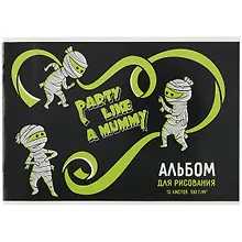 Купить Альбом для рисования «Зелёные человечки» Феникс+ А4, 12 листов — Фото №1