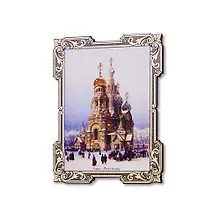Купить Магнит вырубной "Вид церкви Воскресения"(Спас на Крови) — Фото №1