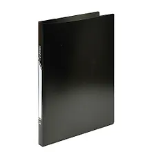 Купить Папка А4 с прижимом, пластик, черная, inФормат — Фото №1