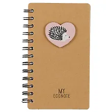 Купить Записная книжка «My econote. Ёжик и сердечко», 200 страниц — Фото №1