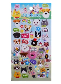 Купить Наклейки PVC Мордочки — Фото №1