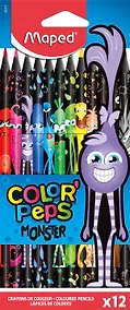 Купить Карандаши цветные Maped, Color'Peps Monster, 12 цветов — Фото №1