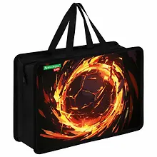 Купить Папка для тетрадей А4 "Fire split" пластик, текст.ручки — Фото №1