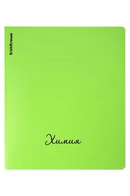 Купить Тетрадь 48л кл. ТЕМА "Neon.  Химия"  пласт.обл., ассорти, ErichKrause — Фото №1