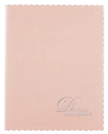 Купить Дневник шк. "Розовый" кожзам, мягк.переплёт, тиснение фольгой, фигурн.вырубка, пантон, одно ляссе, универс.шпаргалка — Фото №1