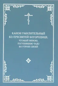 Купить Канон умилительный ко Пресвятой Богородице, чтомый женою, погубившею чадо во утробе своей — Фото №1
