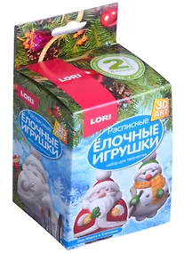 Купить 3D Art.Роспись ёлочных игрушек "Дед Мороз и Снеговик" Ир-012 — Фото №1