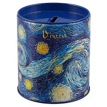 Купить Копилка Бочка Ван Гог Звездная ночь (10х9) (металл) (12-21695-S1) — Фото №1
