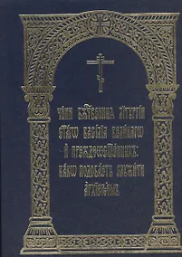 Купить Чини Божественныя Литургии святаго Василия великаго и Преждеосвященных: како подобает служити архиереем — Фото №1