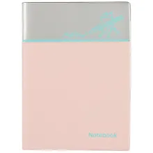 Купить Записная книжка А6+ 96л лин. "КОТ" ПВХ-обл., карман, мягк.переплёт, шелкография, два ляссе, инд.уп. — Фото №1