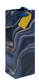 Купить Пакет бутылочный 34,5*12,5*10 "Мрамор" бум.мат.ламинат — Фото №1