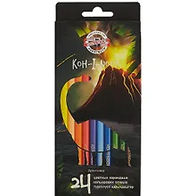 Купить Карандаши цветные Koh-I-Noor, Dino, 24 цвета — Фото №1