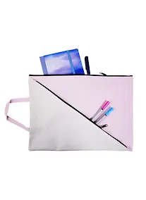 Купить Папка для тетрадей А4 "Two pockets" молния, ручка, карман, ассорти — Фото №1