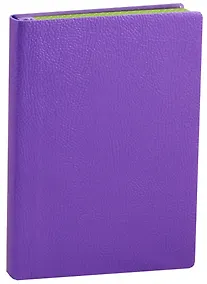 Купить Ежедневник недатированный А6 160 листов "Наппа" фиолетовый — Фото №1