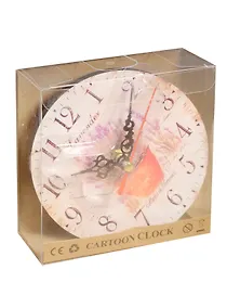 Купить Сувенир, Часы настольные Лаванда 12см 12-34135-ZJ-012-6 — Фото №1