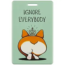 Купить Чехол для карточек Корги с короной Ignore everybody (ДГ2019-201) — Фото №1