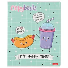 Купить Тетрадь в клетку Hatber, "Пришла еда", 48 листов, в ассортименте — Фото №1