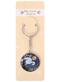 Купить Брелок My lucky charm Винсент Ван Гог Звездная ночь (металл) — Фото №1