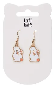 Купить Сережки Кролики (2шт) (металл) (12-48782-202405-AC3) (Lafilaf) — Фото №1