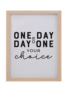 Купить Фоторамка 15*20 "One day or day one" светлое дерево — Фото №1