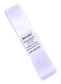 Купить Лента атласная Классика,25 мм х 5,5 м,белый БЛ-7675 — Фото №1