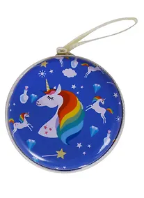 Купить Монетница на молнии Единороги (7см) (металл), в ассортименте — Фото №1