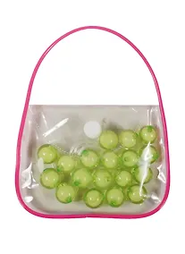 Купить Бусины в сумочке с леской, 14 мм,  салатовый (11-08431-5) — Фото №1