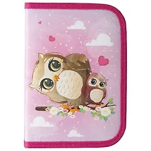 Купить Пенал 1 отделение "Cute owls" 19*13 см, полиэстер — Фото №1
