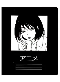 Купить Тетрадь в клетку Эксмо, "Аниме. Девушка (Дзё)", 48 листов — Фото №1