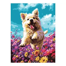 Купить Картина по номерам на картоне "Пушистое счастье", 28,5х38 см — Фото №1