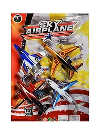 Купить Набор инерц.самолетов (4шт) (15-02297-599В) (блистер) — Фото №1